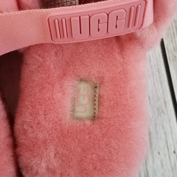 UGG Super Fluff Slipper Size 11 Pink New - Picture 5 of 10